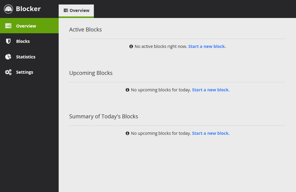 Cold Turkey Screenshot