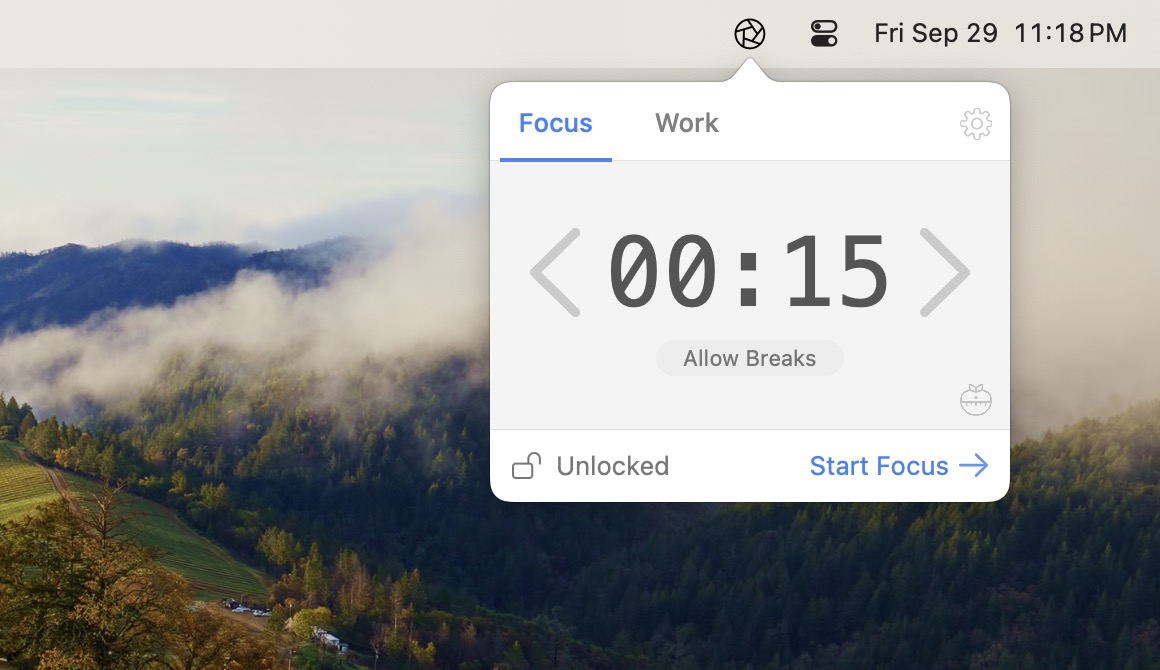 Focus Screenshot